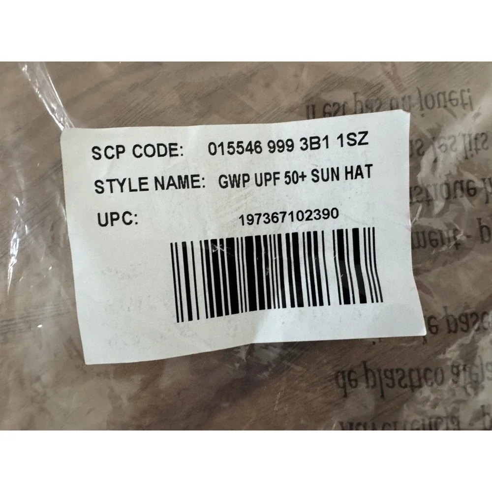 Lilly Pulitzer UPF 50+ Reversible Sun Hat in the Bahamian Rhapsody One Size NWT